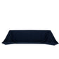Navy Blue Polyester Rectangular King Tablecloth – 108" x 156" Extra-Wide, Wrinkle-Resistant Banquet Linen for Catering, Events & 8ft Tables