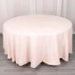 108" Blush Premium Polyester Round Tablecloth - 220GSM