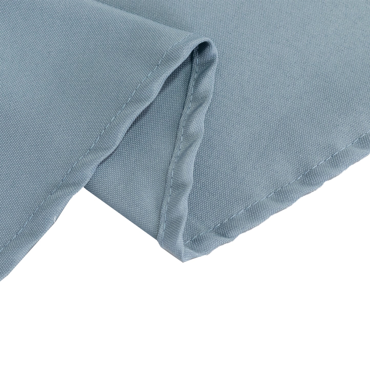 108" Dusty Blue Premium Polyester Round Tablecloth - 220GSM