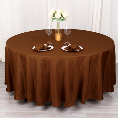 Functional Features of the Cinnamon Brown Tablecloth