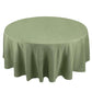 108" Dusty Sage Green Premium Polyester Round Tablecloth - 220GSM