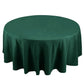 108inch Hunter Emerald Green 200 GSM Premium Polyester Round Tablecloth