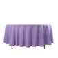 108" Lavender Lilac Premium Polyester Round Tablecloth - 220GSM