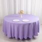 108" Lavender Lilac Premium Polyester Round Tablecloth - 220GSM