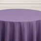 120" Violet Amethyst Seamless Polyester Round Tablecloth