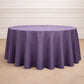 120" Violet Amethyst Seamless Polyester Round Tablecloth