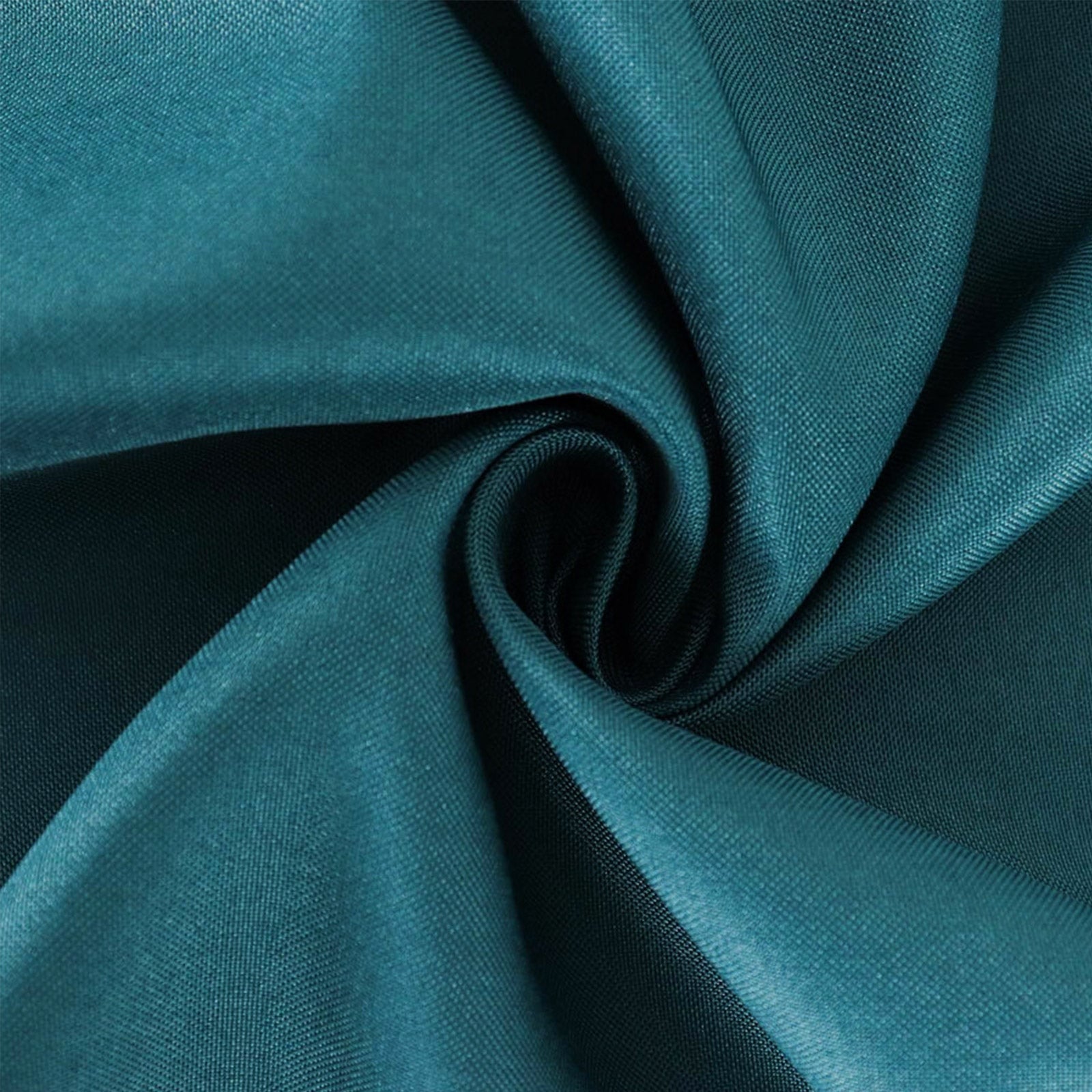 120" Peacock Teal Seamless Polyester Round Tablecloth Fabric #whtbkgd