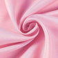 120" Pink Seamless Polyester Round Tablecloth in soft pink fabric.