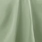 120" Sage Green Seamless Premium Polyester Round Tablecloth - 220GSM for 5 Foot Table With Floor-Length Drop