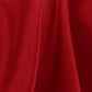 120" Wine Seamless Premium Polyester Round Tablecloth - 220GSM for 5 Foot Table With Floor-Length Dr