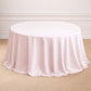 132" Blush Seamless Polyester Round Tablecloth