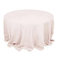 132" Blush Seamless Premium Polyester Round Tablecloth - 220GSM