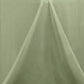 132" Dusty Sage Green Seamless Premium Polyester Round Tablecloth - 220GSM