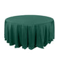 Hunter Emerald Green Round Tablecloth 132 Inches