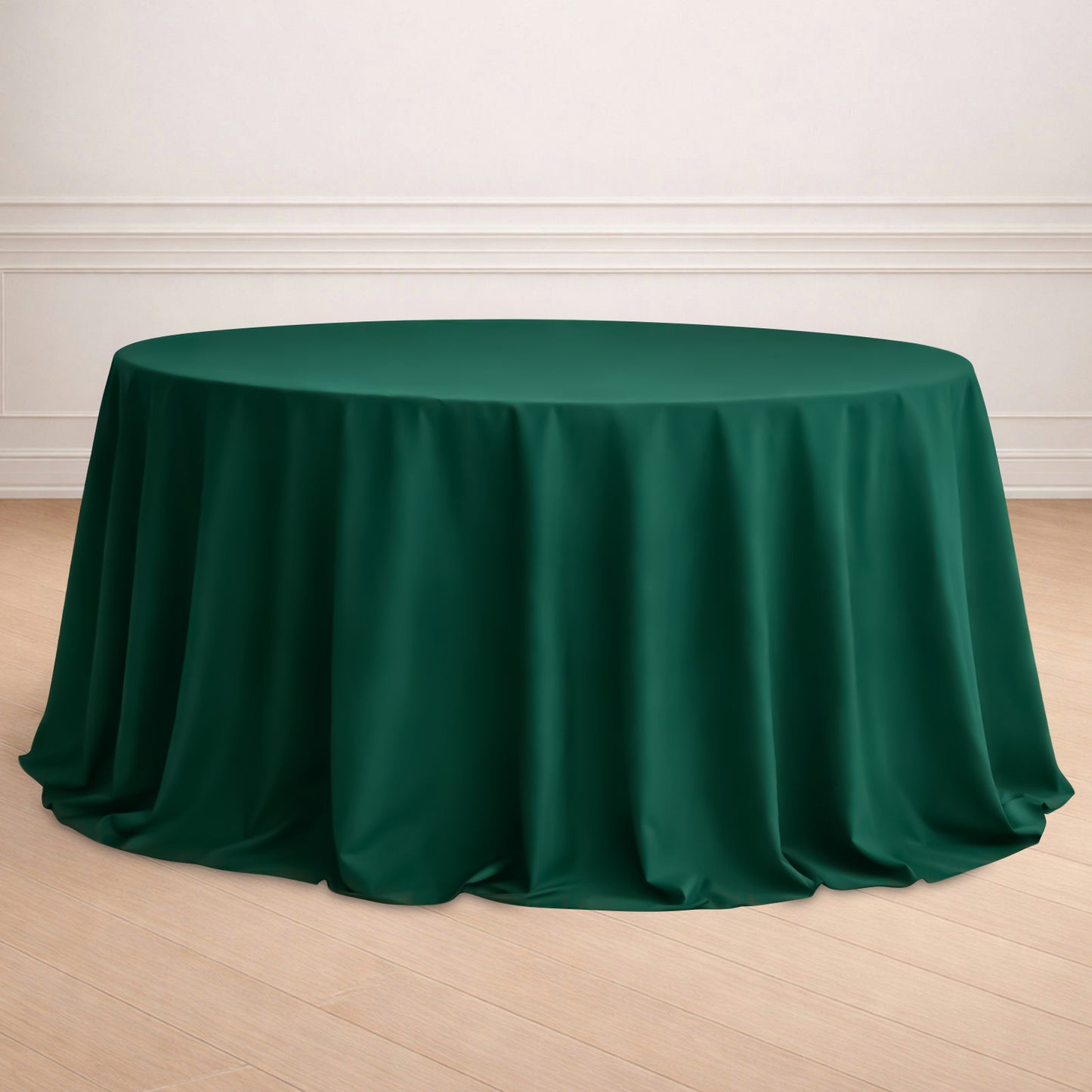 Hunter Emerald Green Round Tablecloth 132 Inches