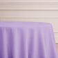 132inc Lavender Lilac Seamless Polyester Round Tablecloth