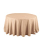 132 Inch Round Nude Seamless Tablecloth In Polyester