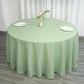 132" Sage Green Seamless Polyester Round Tablecloth