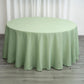 132" Sage Green Seamless Polyester Round Tablecloth
