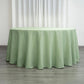 132" Sage Green Seamless Polyester Round Tablecloth
