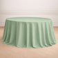 132" Sage Green Seamless Polyester Round Tablecloth