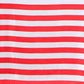 Red and white striped satin tablecloth, 90"x156". #whtbkgd