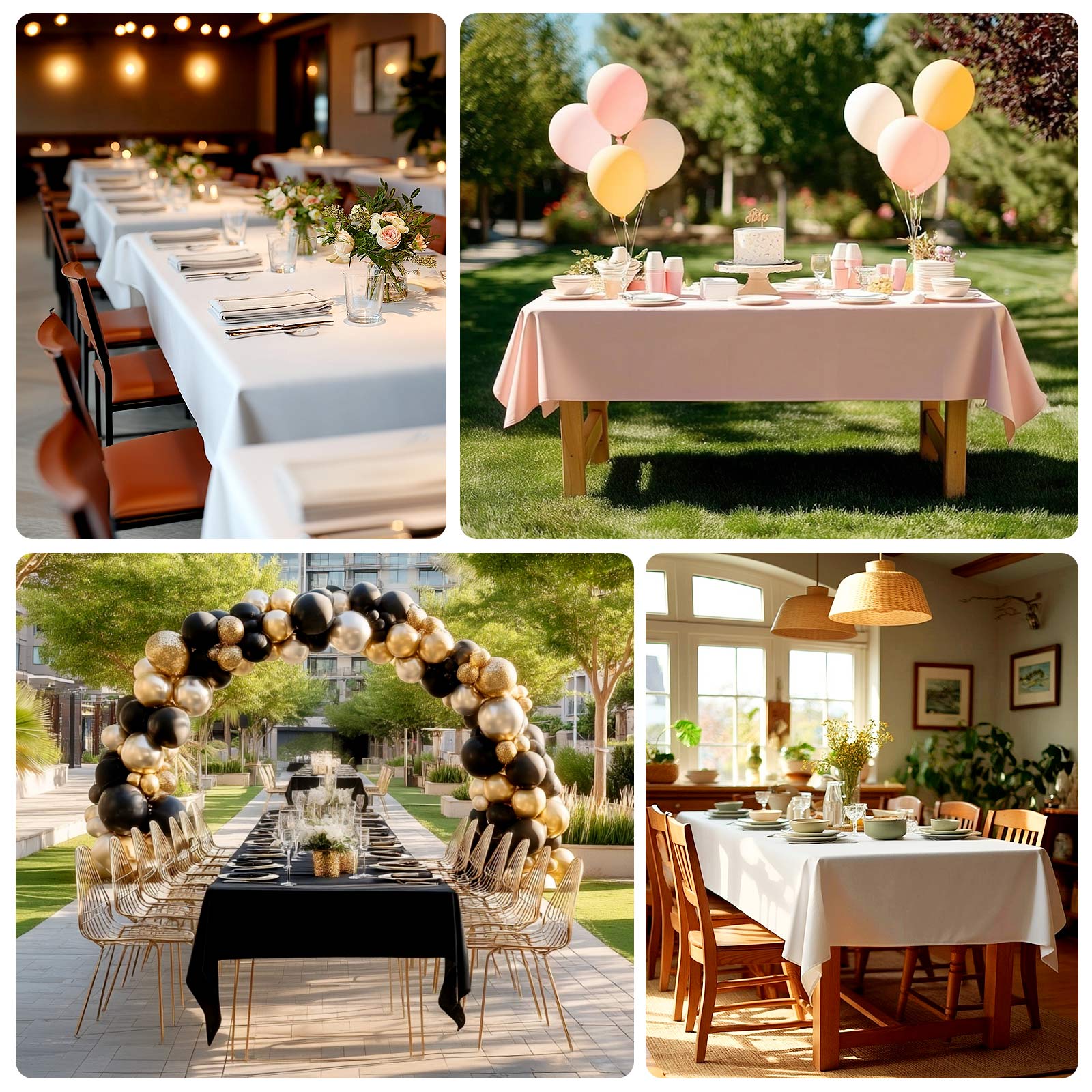 50"x120" Polyester Rectangular Tablecloth