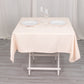 54" Blush Premium Polyester Square Tablecloth - 220GSM