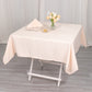 54" Blush Premium Polyester Square Tablecloth - 220GSM