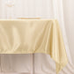 54" Beige Premium Polyester Square Tablecloth - 220GSM
