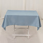 54"x54" Dusty Blue Premium Polyester Square Tablecloth - 220GSM