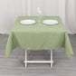 54" Dusty Sage Green Premium Polyester Square Tablecloth - 220GSM