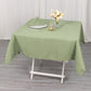 54" Dusty Sage Green Premium Polyester Square Tablecloth - 220GSM