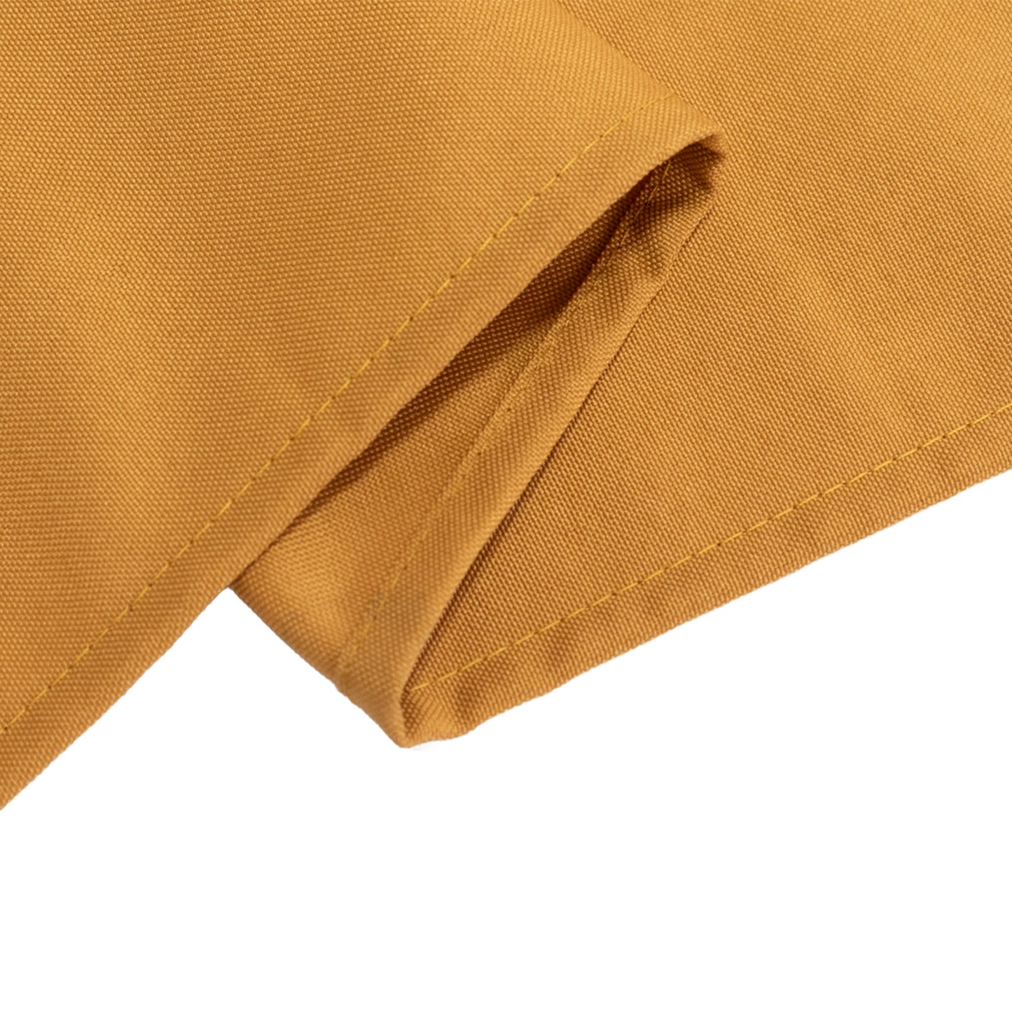 54"x54" Gold Premium Polyester Square Tablecloth - 220GSM