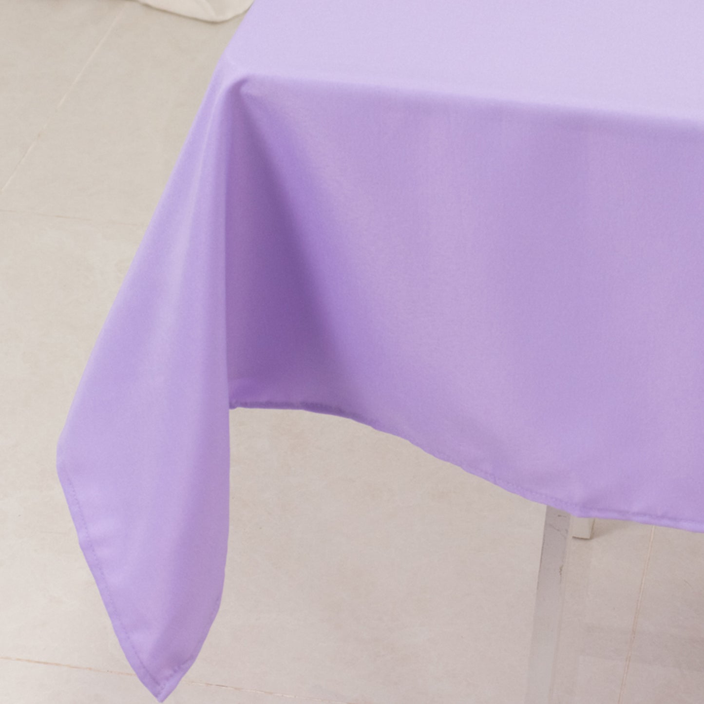 54"x54" Lavender Lilac Premium Polyester Square Tablecloth - 220GSM