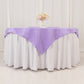 54"x54" Lavender Lilac Premium Polyester Square Table Overlay - 220GSM