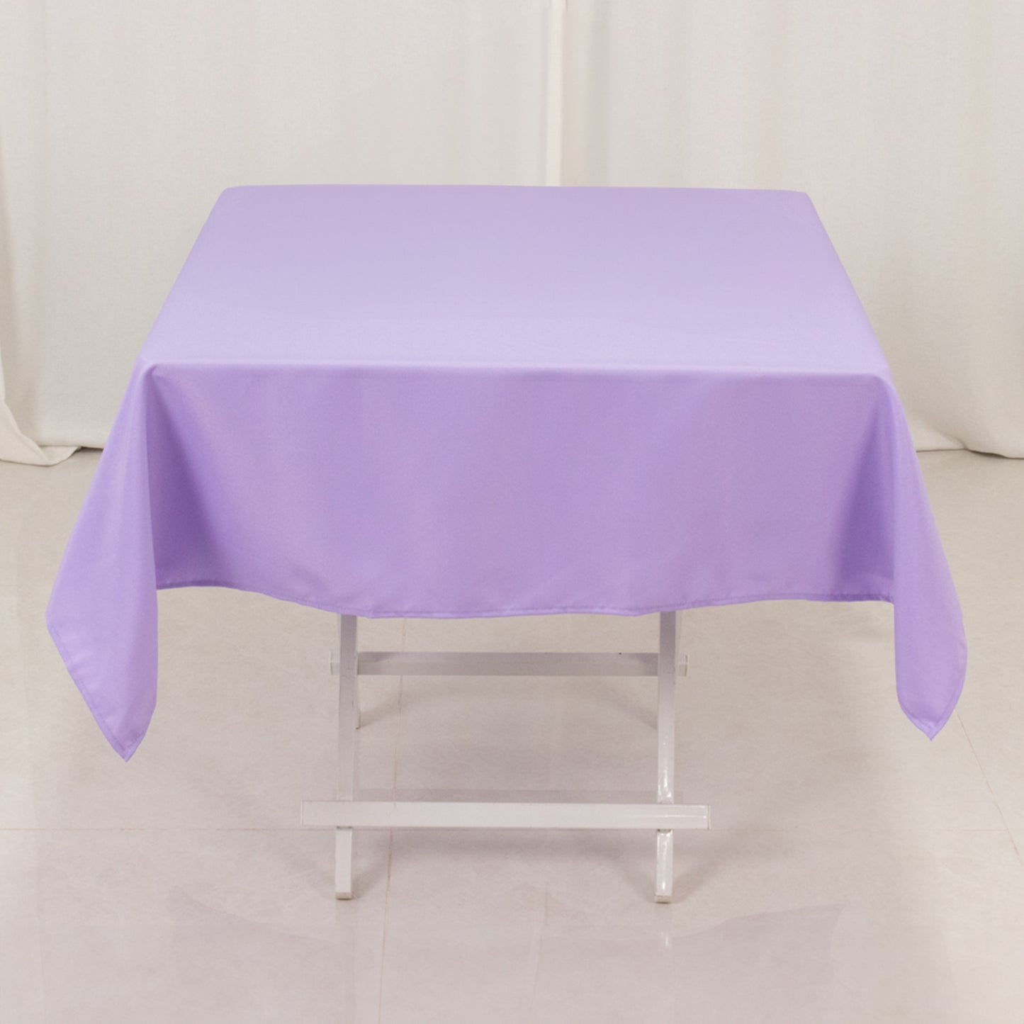 54"x54" Lavender Lilac Premium Polyester Square Tablecloth - 220GSM