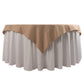 54"x54" Nude Premium Polyester Square Table Overlay - 220GSM