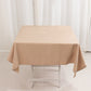 54"x54" Nude Premium Polyester Square Tablecloth - 220GSM