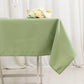 54"x54" Sage Green Premium Polyester Square Tablecloth - 220GSM