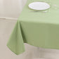 54"x54" Sage Green Premium Polyester Square Tablecloth - 220GSM