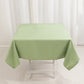 54"x54" Sage Green Premium Polyester Square Tablecloth - 220GSM