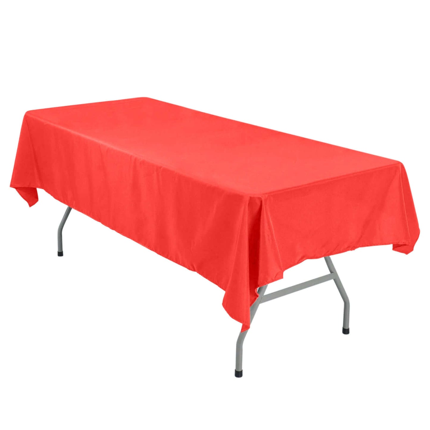 Red Tablecloth 54 Inch x 96 Inch Rectangle Polyester