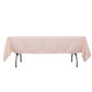 60"x102" Blush Premium Polyester Rectangular Tablecloth - 220GSM