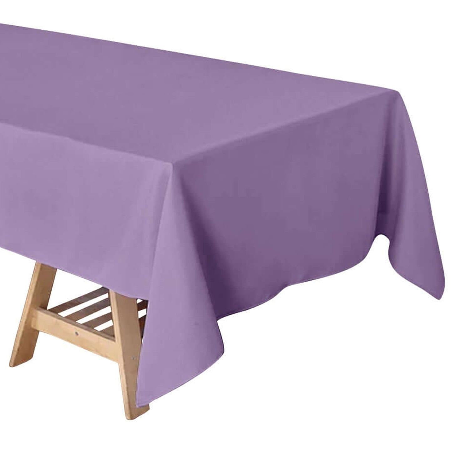 Amethyst Rectangular Polyester Tablecloth 60 Inch x 126 Inch Seamless