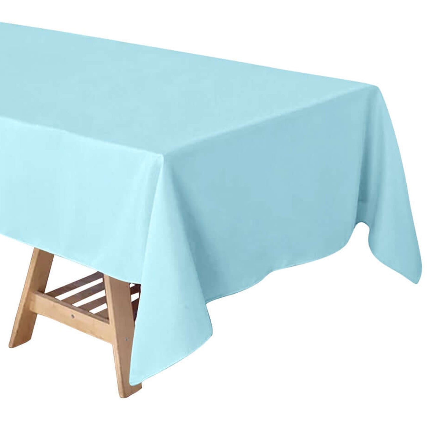 60x102inch Polyester Tablecloth - Blue