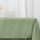 60"x102" Dusty Sage Green Premium Polyester Rectangular Tablecloth - 220GSM