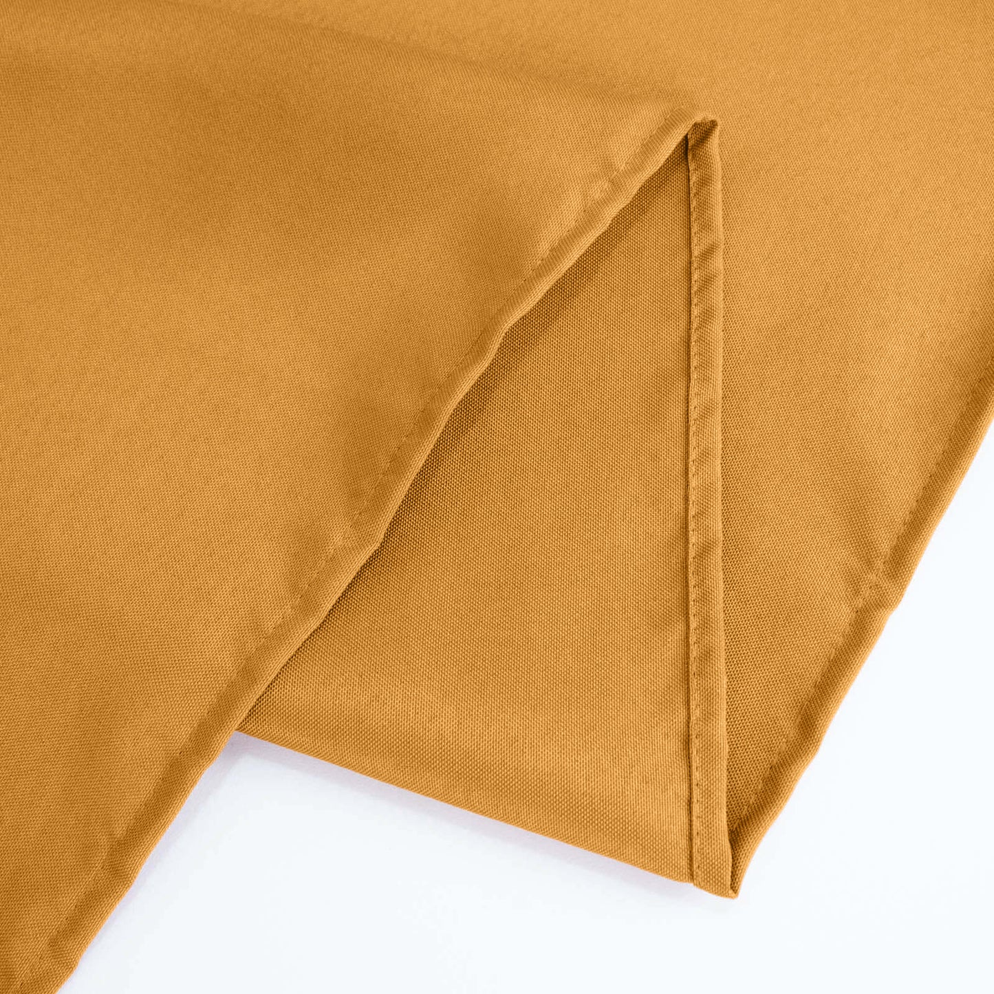 60"x102" Gold Premium Polyester Rectangular Tablecloth - 220GSM