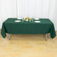 60x102inch Hunter Emerald Green 200 GSM Seamless Premium Polyester Rectangular Tablecloth