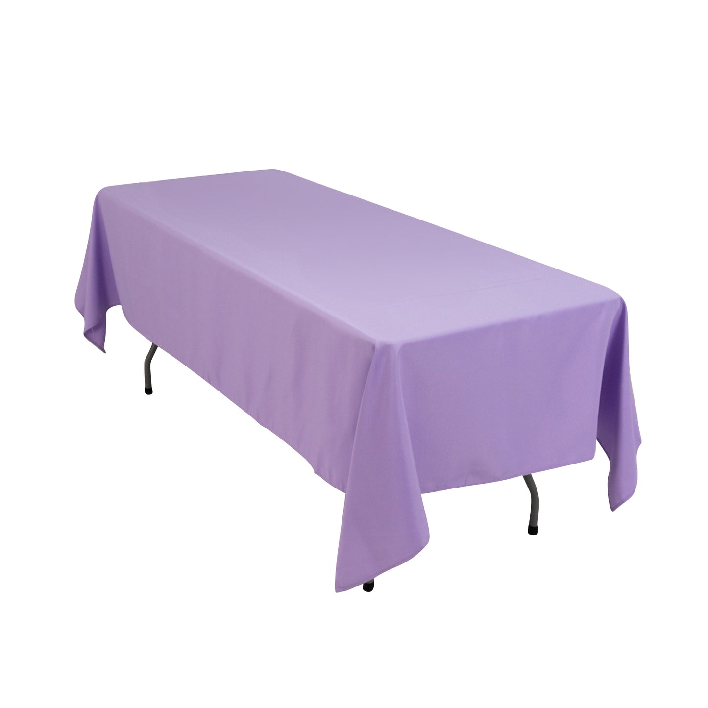 60"x102" Lavender Lilac Premium Polyester Rectangular Tablecloth - 220GSM